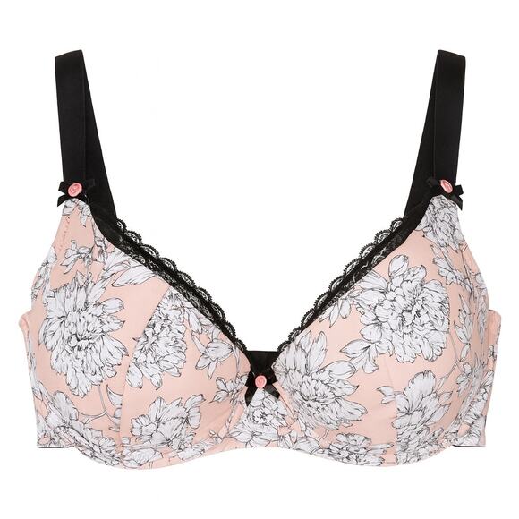Cacique French Floral  Balconette Bra 42DD - Picture 1 of 7